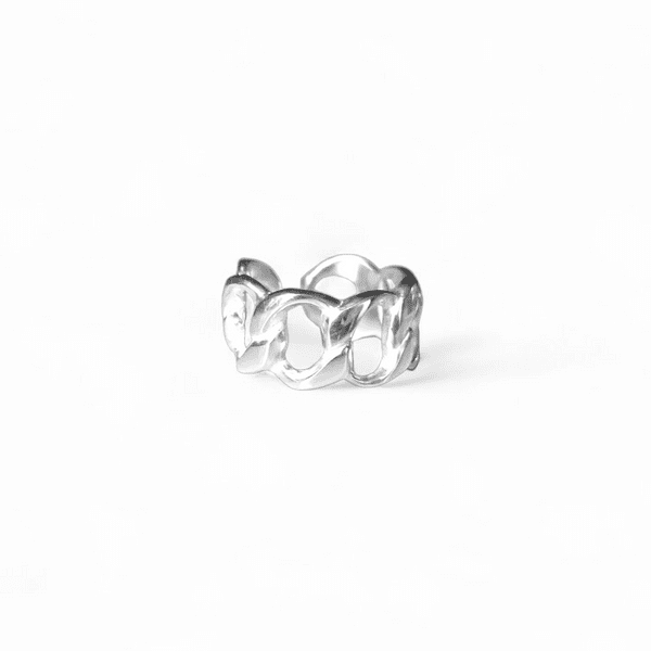 Sterling Silver Chain Ring