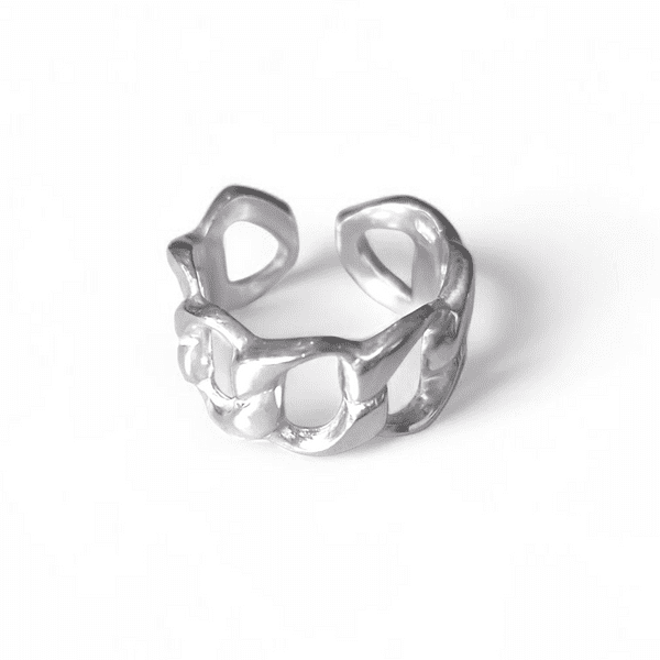 Sterling Silver Chain Ring