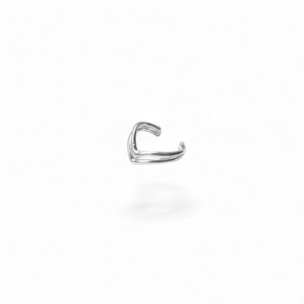 Sterling silver Chevron Ear Cuff