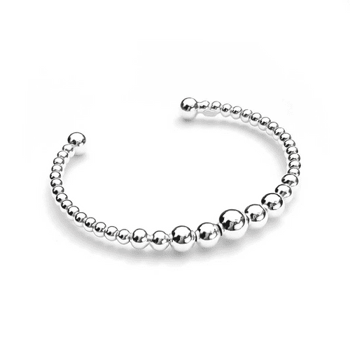 Sterling Silver Child's Bead Bangle