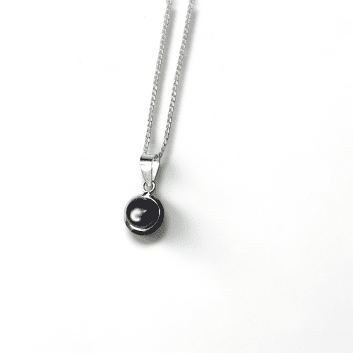 Sterling Silver Dark Pearl Pendant