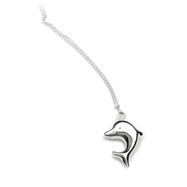 Sterling Silver Dolphin Pendant