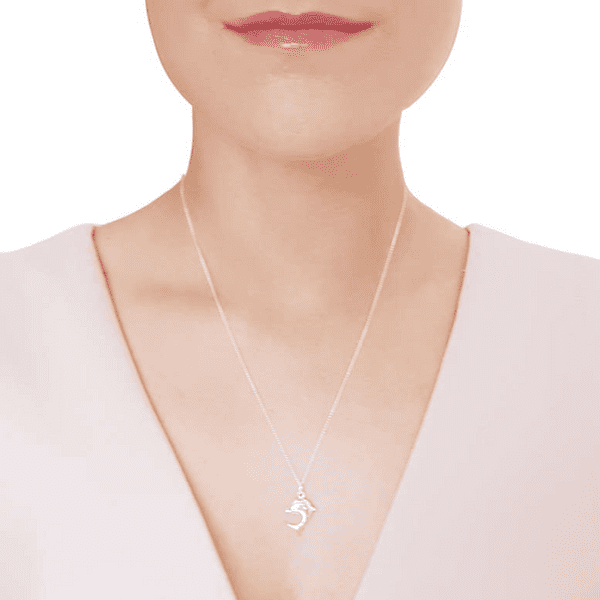 Sterling Silver Dolphin Pendant