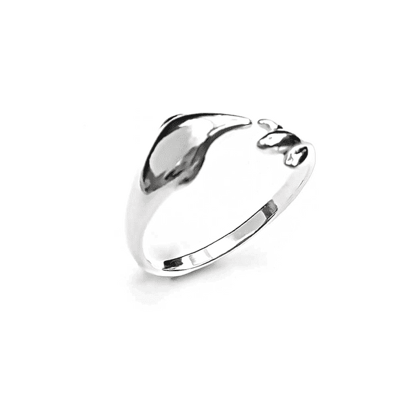 Sterling Silver Dolphin Ring