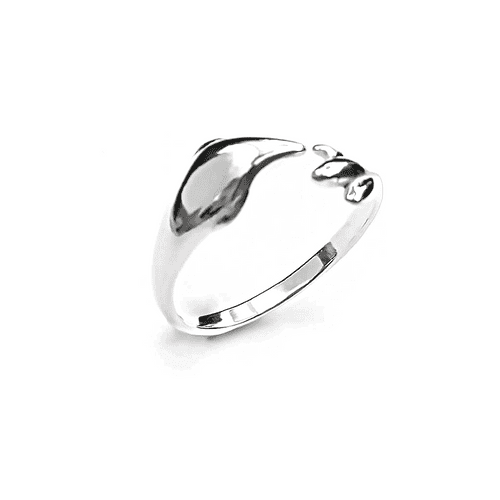 Sterling Silver Dolphin Ring