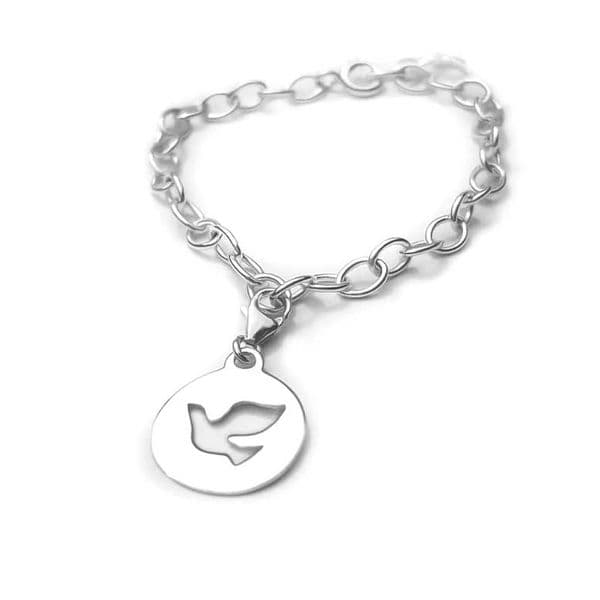 Sterling Silver Dove Charm