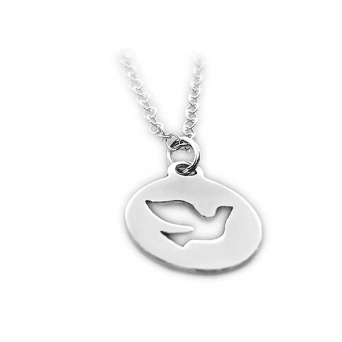 Sterling Silver Dove Pendant