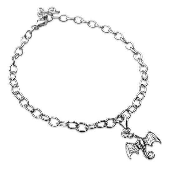Sterling Silver Dragon Charm