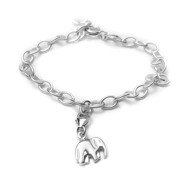 Sterling Silver Elephant Charm