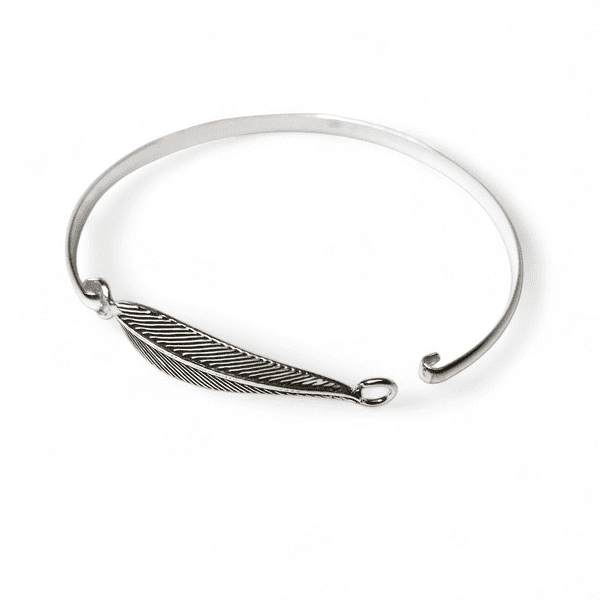 Sterling Silver Feather bracelet