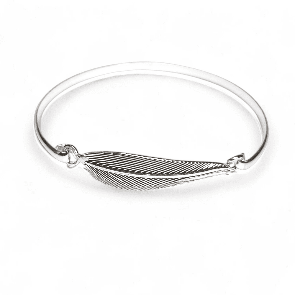 Sterling Silver Feather bracelet