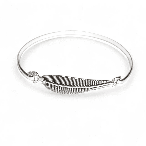 Sterling Silver Feather bracelet