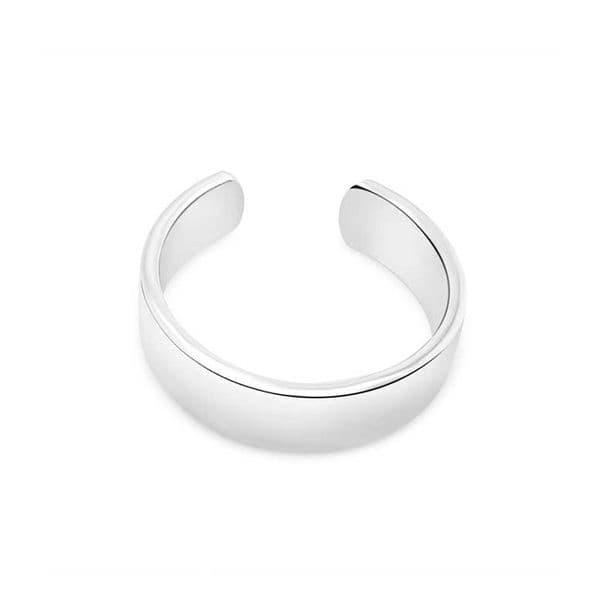 Sterling Silver Flat Toe Ring