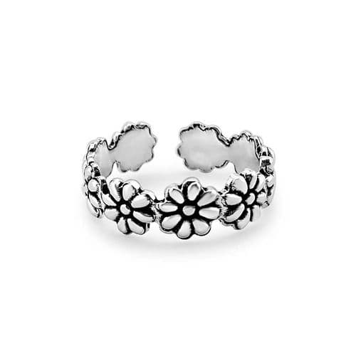 Sterling Silver Flower Toe Ring