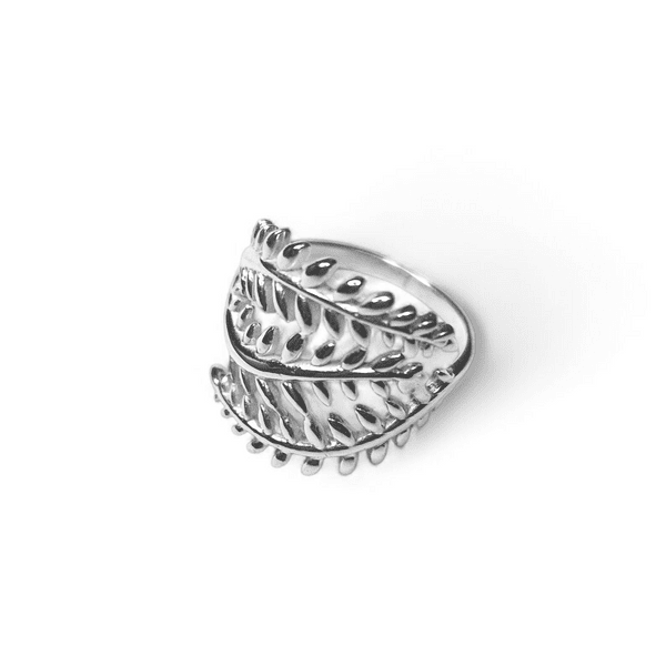 Sterling Silver Foliage Ring