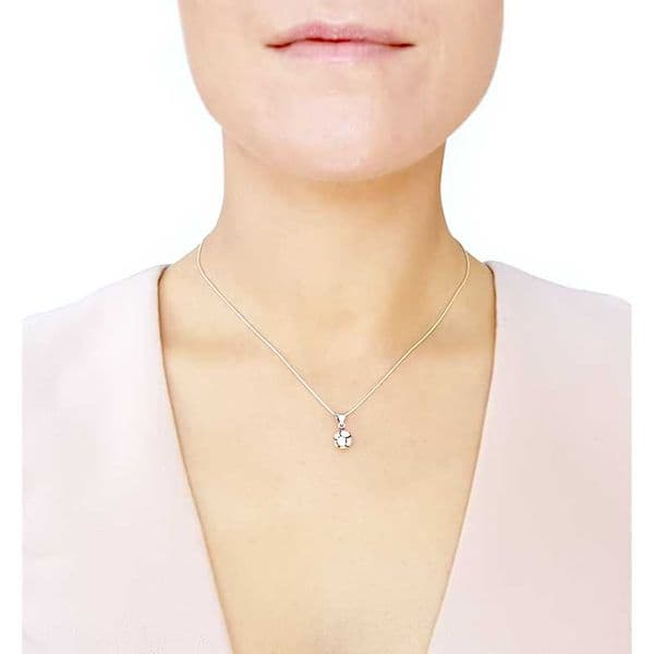 Sterling Silver Football Pendant