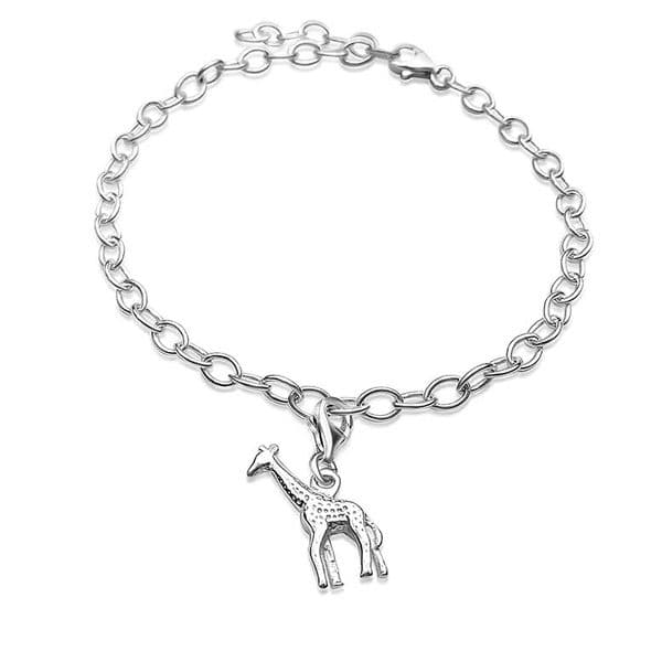 Sterling Silver Giraffe Charm