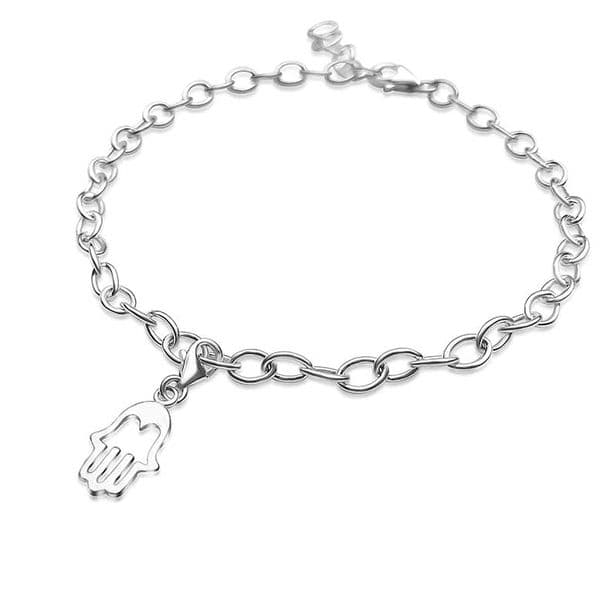 Sterling Silver Hamsa Hand Charm