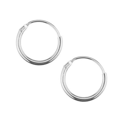 Sterling Silver Hoop Sleeper Earrings