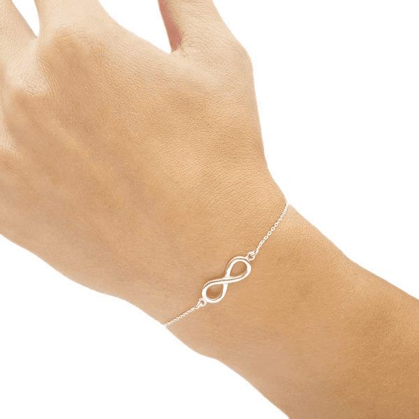 Sterling Silver Infinity Bracelet