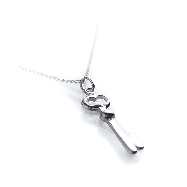 Sterling Silver Key Pendant