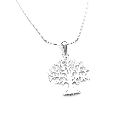 Sterling Silver Large Tree Of Life Pendant