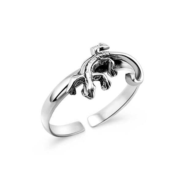 Sterling Silver Lizard Toe Ring