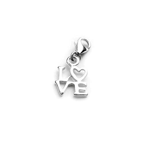 Sterling Silver Love Charm