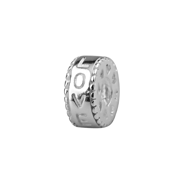Sterling Silver LOVE Charm Bead
