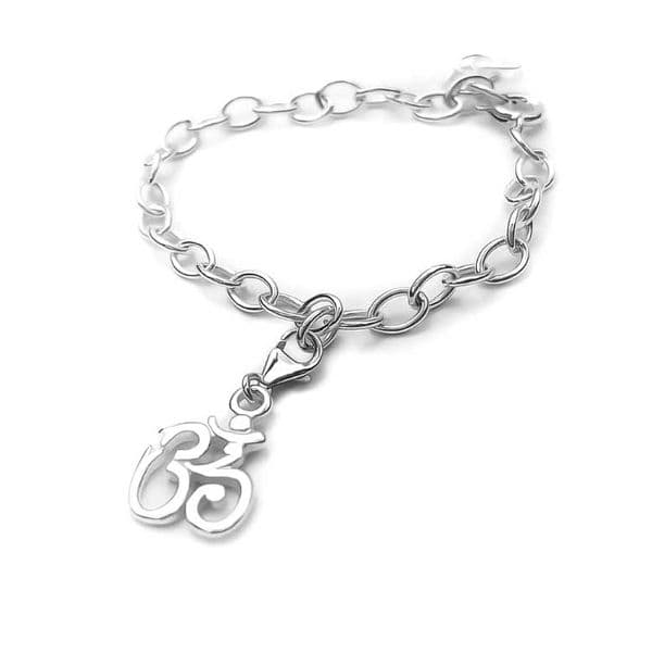 Sterling Silver Om Charm