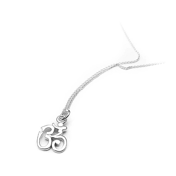 Sterling Silver Om Pendant