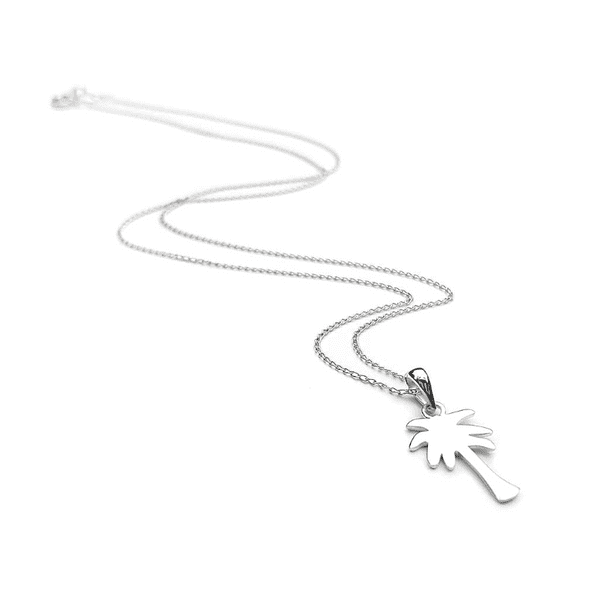 Sterling Silver Palm Tree Necklace