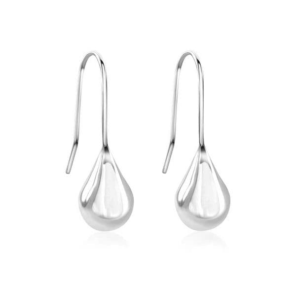 Sterling Silver Pear Shape Earrings