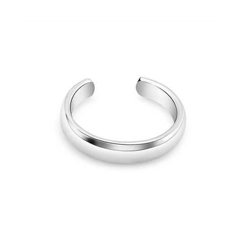 Sterling Silver Plain Toe Ring band