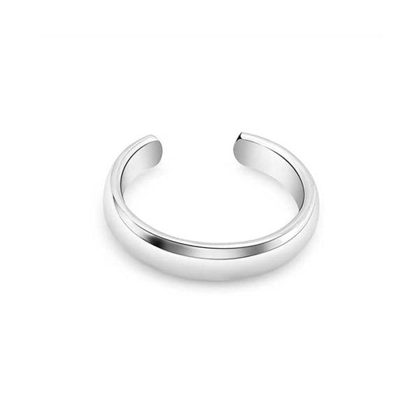 Sterling Silver Plain Toe Ring band