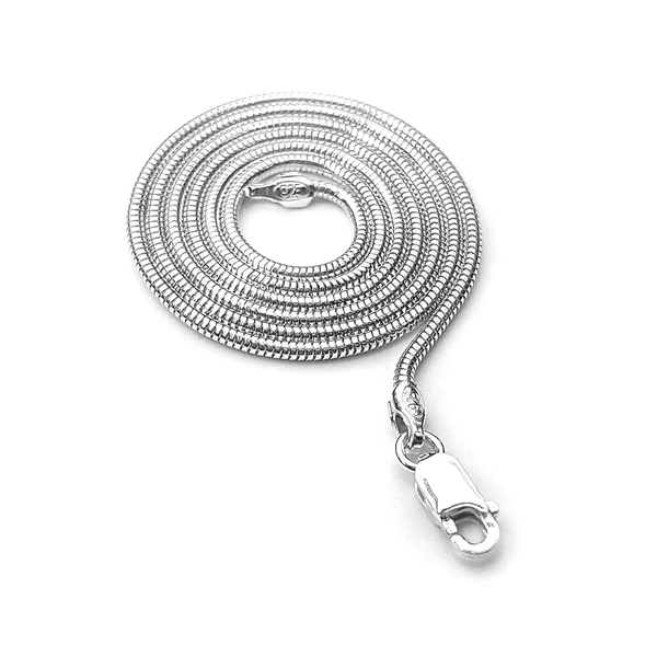 Sterling Silver Round Snake Chain 1.4mm
