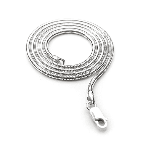 Sterling Silver Round Snake Chain 1.6mm