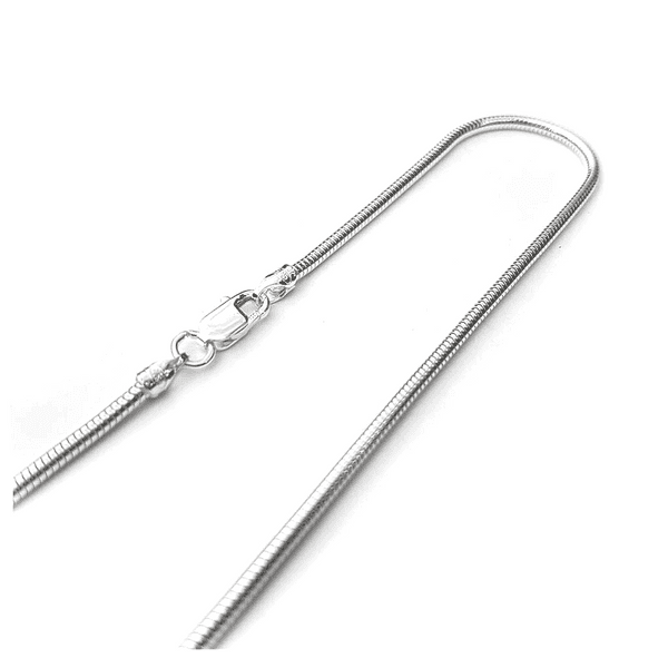 Sterling Silver Round Snake Chain 1.9mm