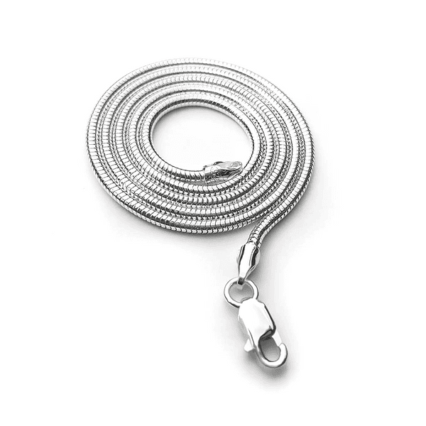 Sterling Silver Round Snake Chain 1.9mm