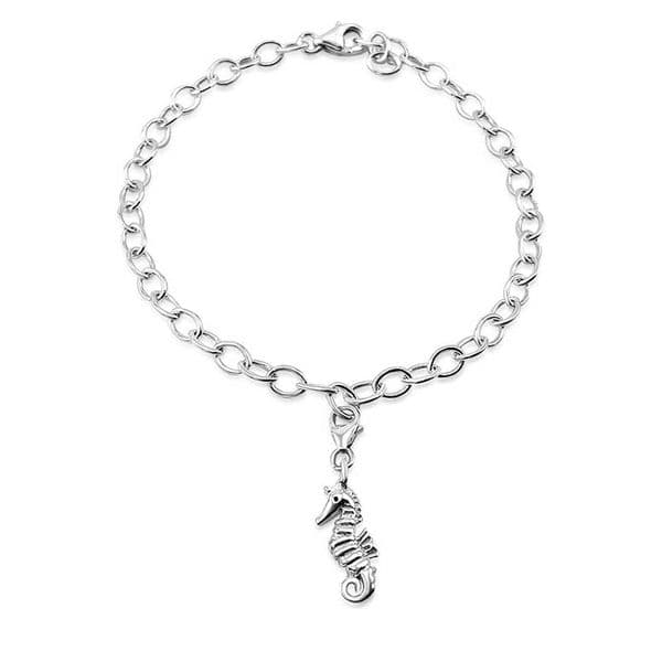 Sterling Silver Seahorse Charm