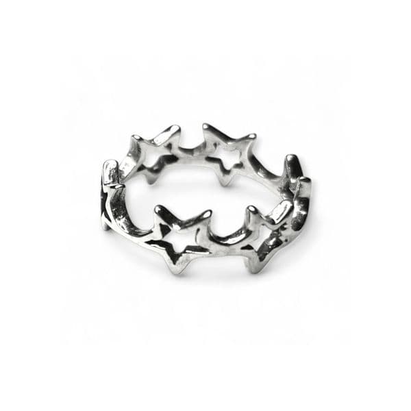 Sterling Silver Stars ring