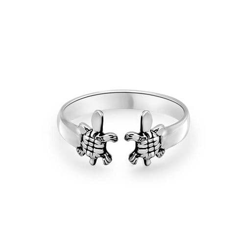 Sterling Silver Tortoise Toe Ring