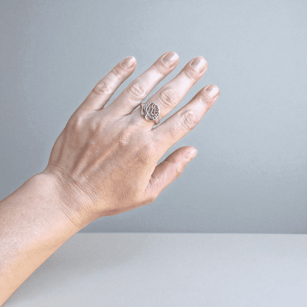 Sterling Silver Tree of Life ring