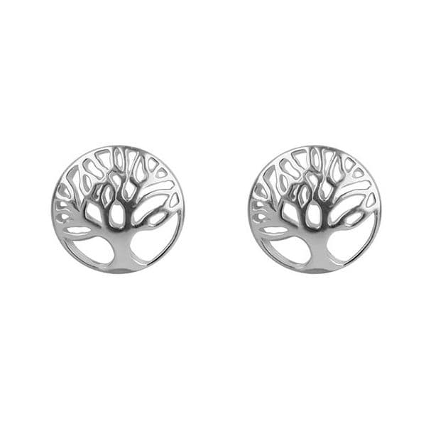 Sterling Silver Tree Of Life Studs