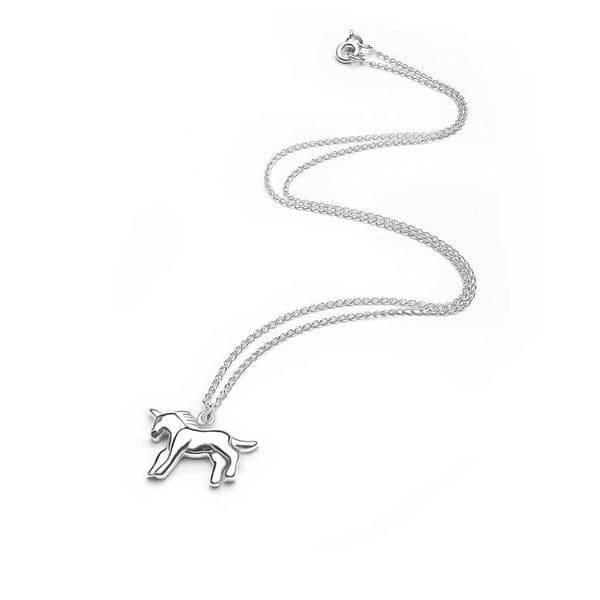 Sterling Silver Unicorn Pendant