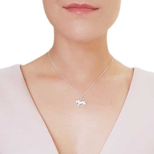 Sterling Silver Unicorn Pendant
