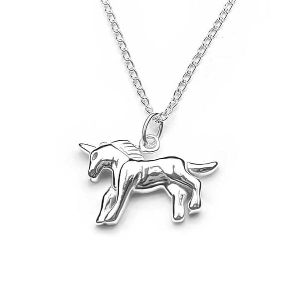 Sterling Silver Unicorn Pendant