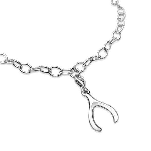 Sterling Silver Wishbone Charm