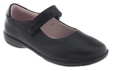 Lelli Kelly Classic Black Leather School Shoe
