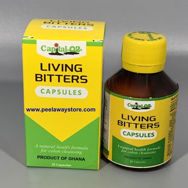 Living Bitters Capsules /Tonic A Natural Health Formula for Colon